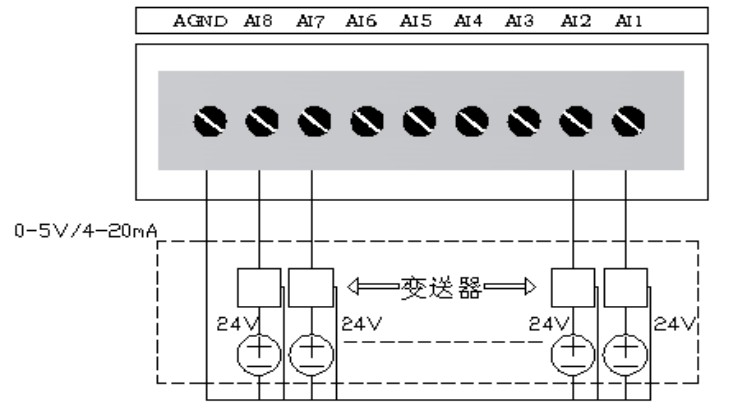 三线电流型变送器接线