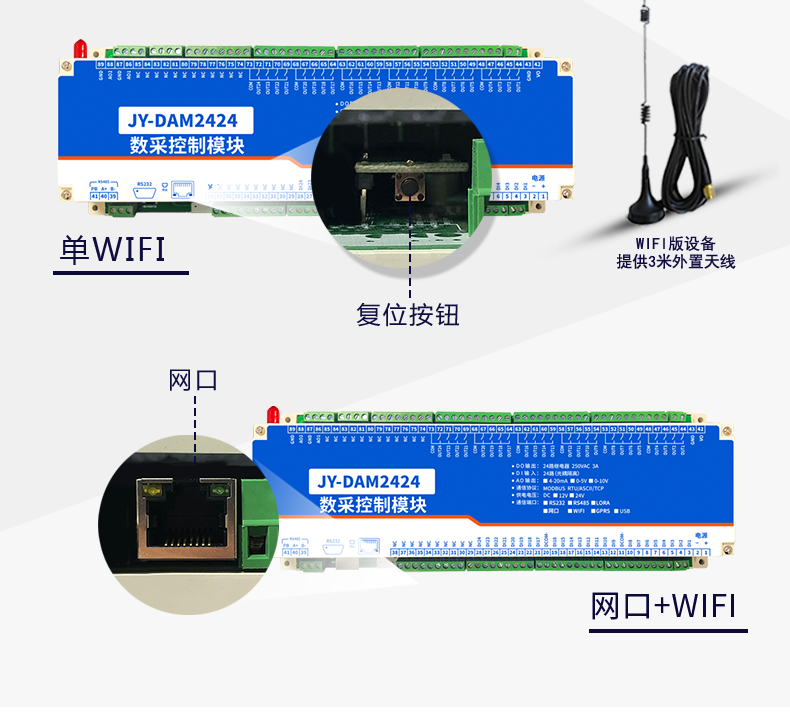 云平台 DAM2424 远程智能控制器通讯接口