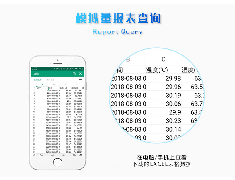 LORA风速/风向采集器 报表查询