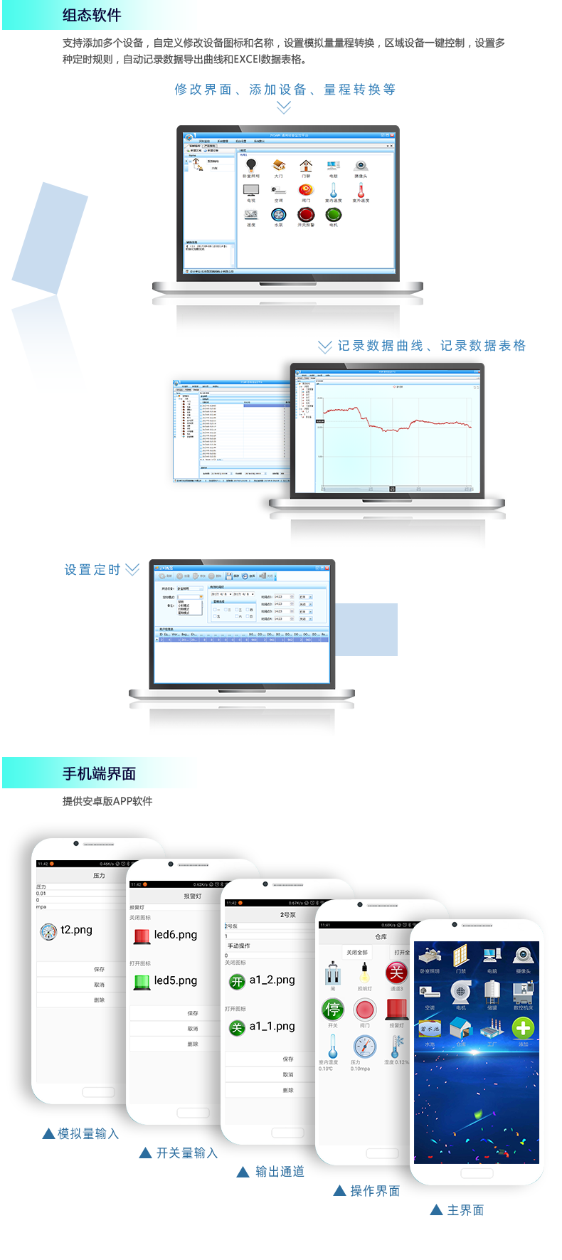 DAM1600D-MT 工业级网络控制模块手机端界面