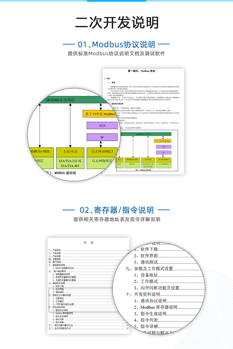 DAMPT08 温度采集模块二次开发说明