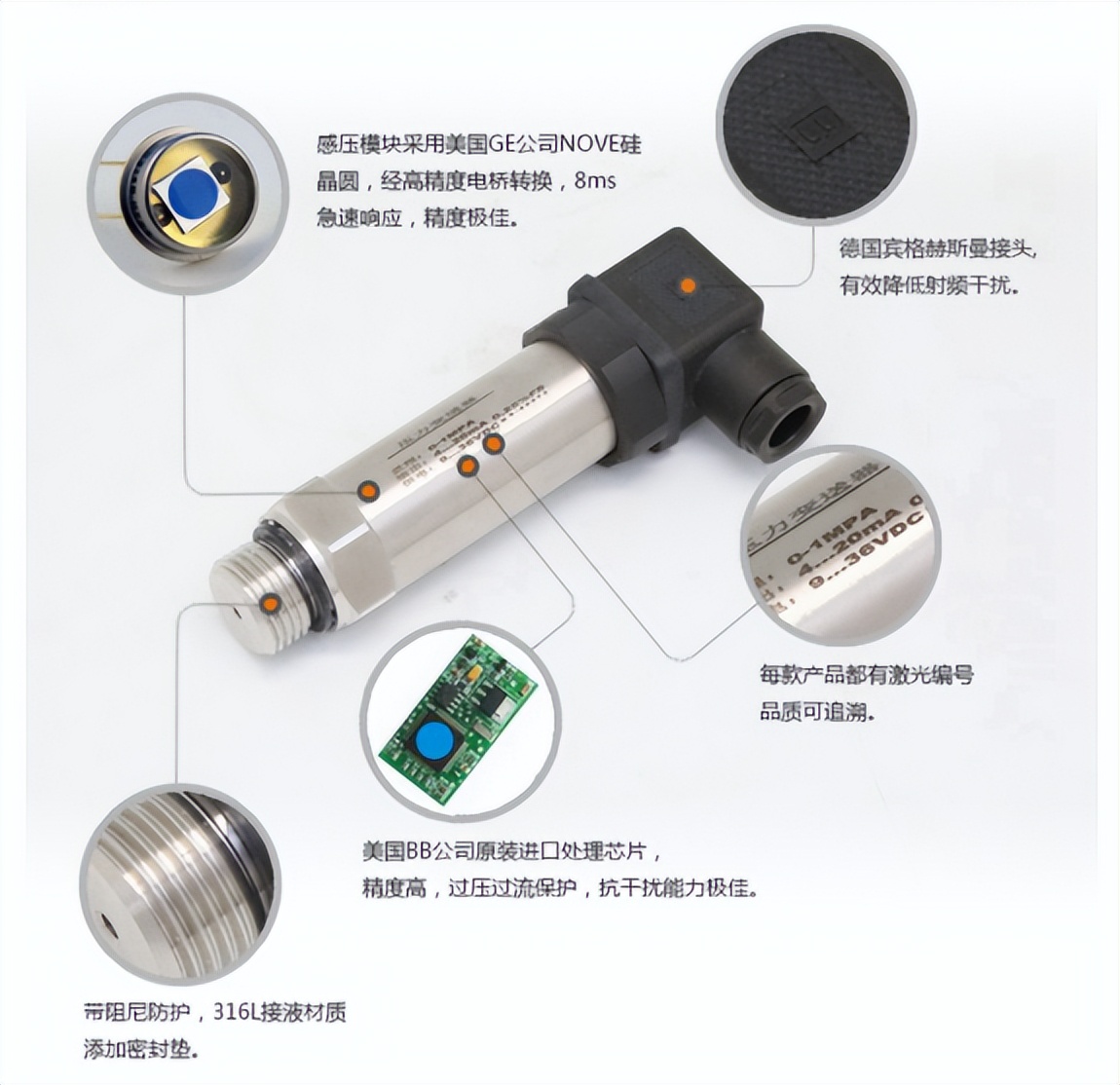 电压输出信号，压力变送器