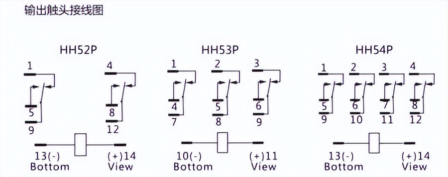 输出触头接线图