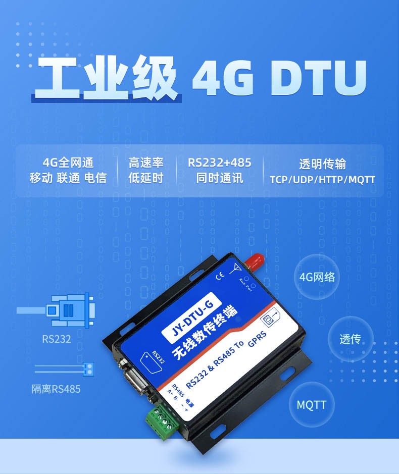 工业级别 4G DTU