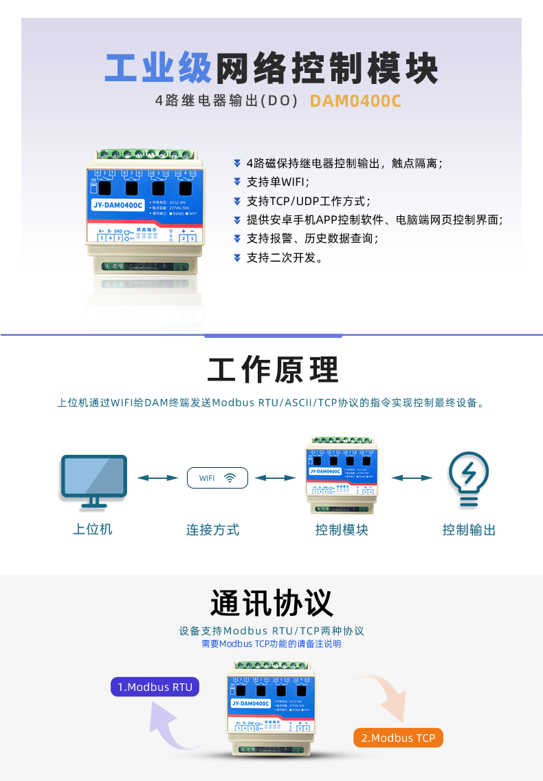 DAM-0400C 工业级I/O模块