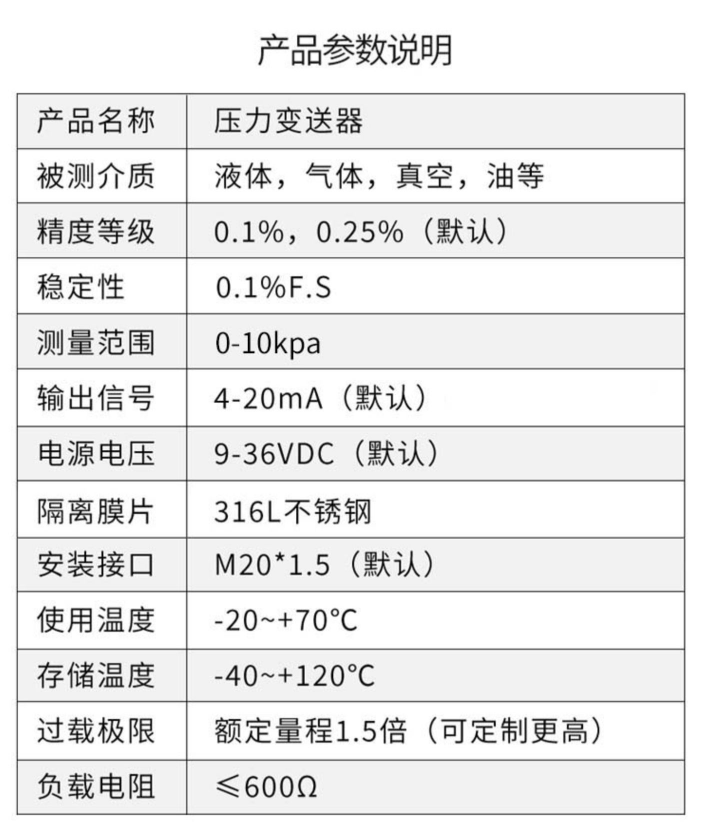 压力传感器