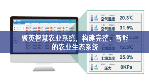 聚英智慧农业系统,构建完整、智能的农业生态系统