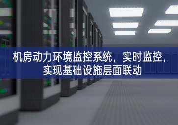 机房动力环境监控系统，实时监控，实现基础设施层面联动