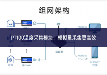 PT100温度采集模块，模拟量采集更高效