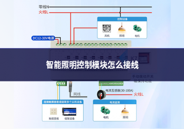 智能照明控制模块怎么接线